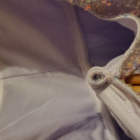 Lovely Grace Lavender Dress Size L - Picture 4 of 6